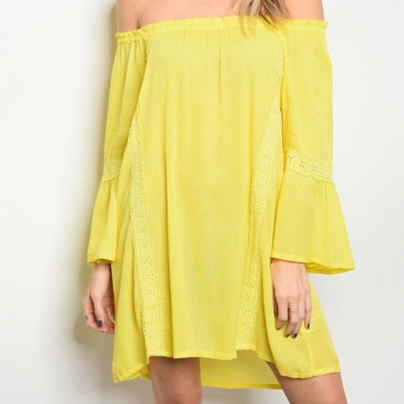 Off-The-Shoulder Mini Dress - Picture 1 of 4